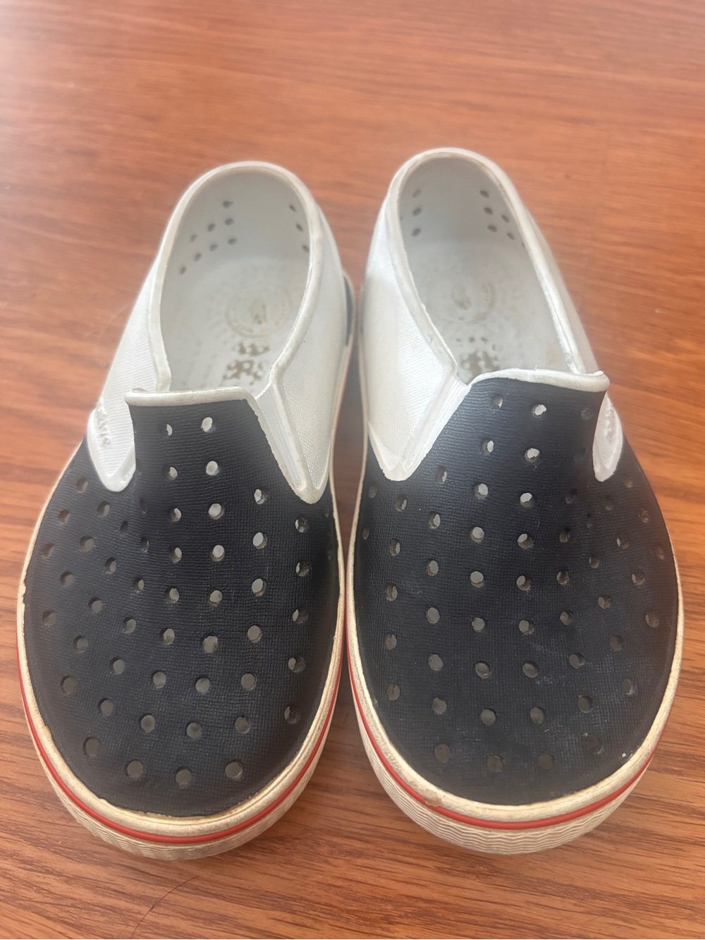Native shoes size C10 navy white